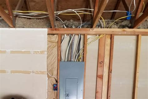 wiring under insulation